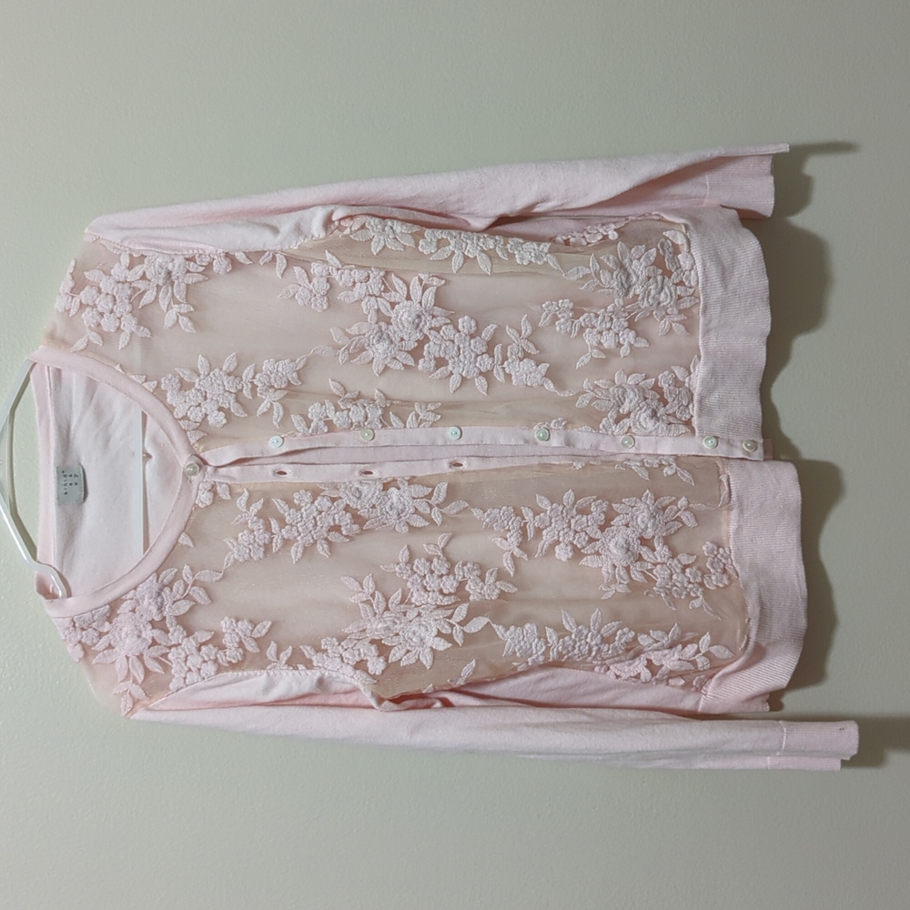 A New Day Pink Floral Cardigan